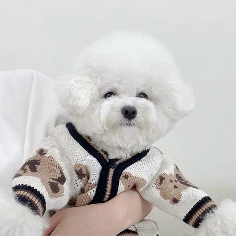 Rich puppy  High Striped Cardigan