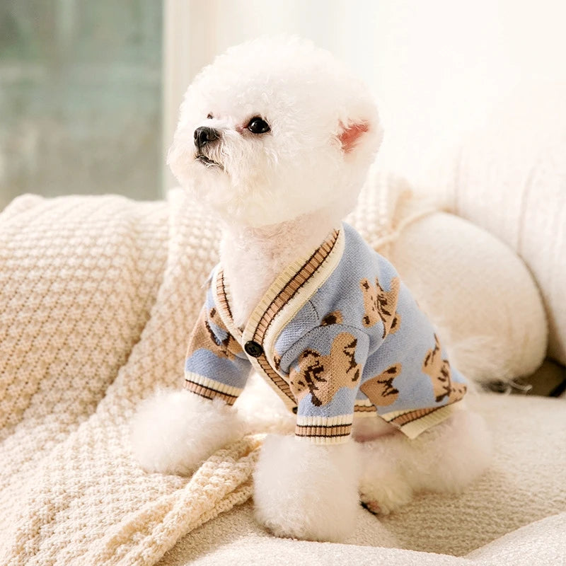 Rich puppy  High Striped Cardigan