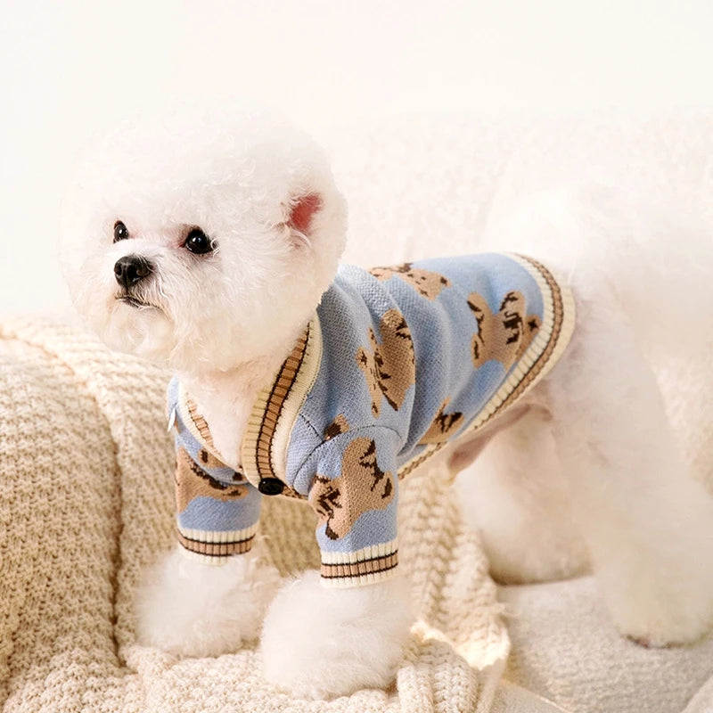 Rich puppy  High Striped Cardigan