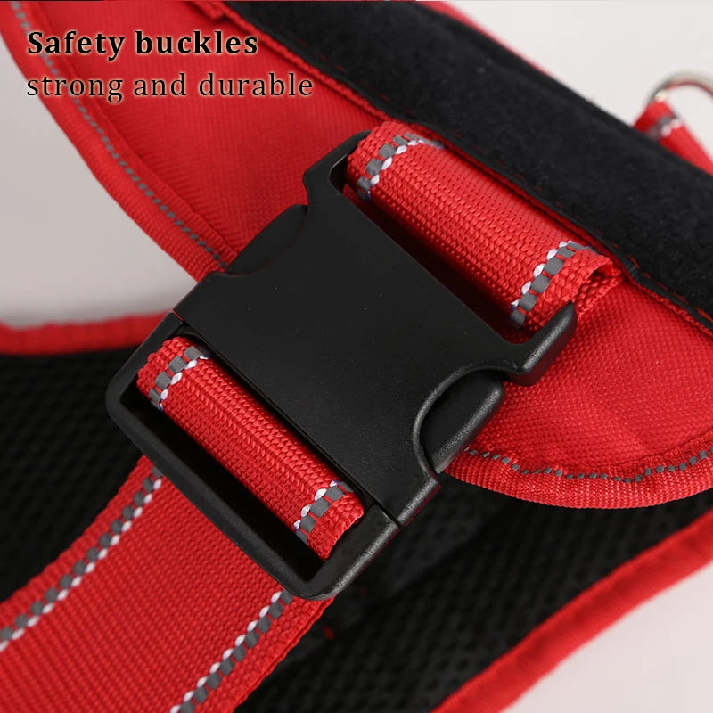 Nylon Dog Harness Personalized Reflective