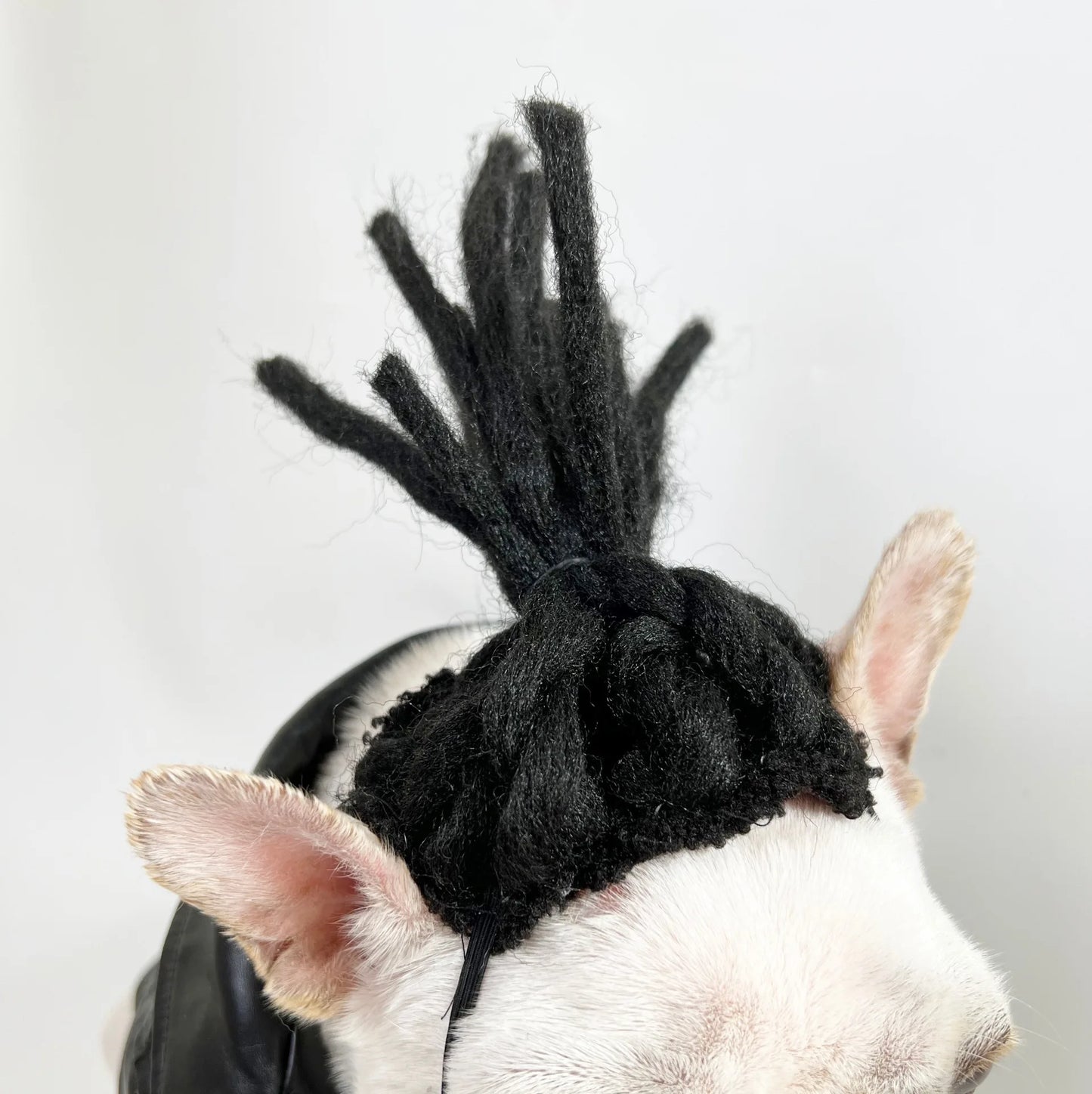 Funny Dog Cat Cosplay Pet Wigs for Halloween, Christmas, Parties, Festivals,   Small Medium and Large (Black Brown )