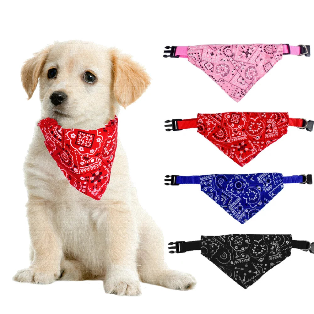 Pet Dog Neck Scarf Puppy Cat Dog Collar Bandana