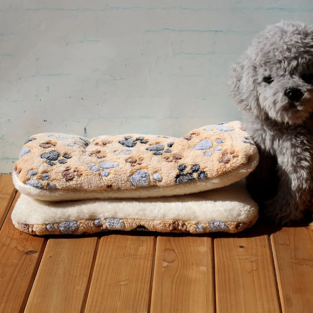 Flannel Pet Mat Dog Bed