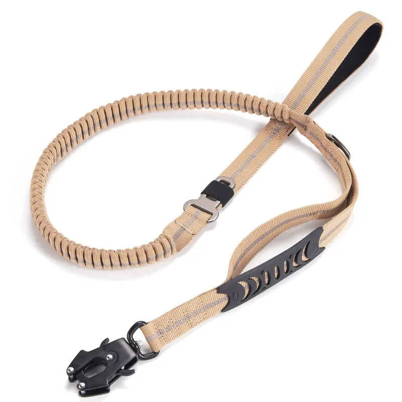 Reflective Shock Absorbing Pet Leashes with Car Seatbelt for Large Dogs