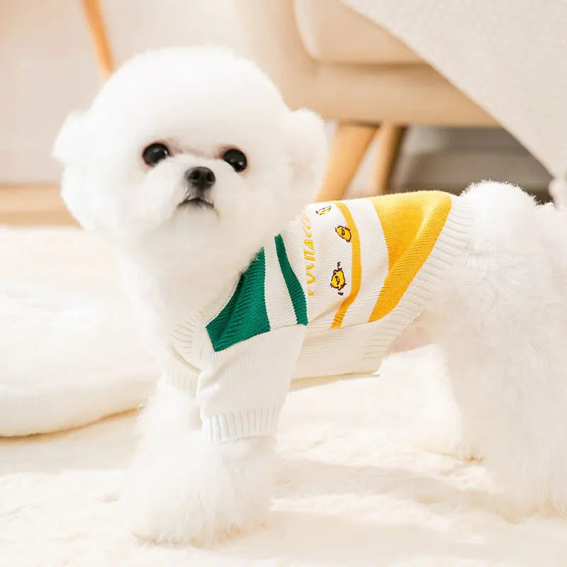 Rich puppy  High Striped Cardigan