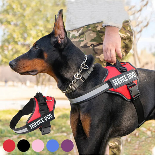 Dog Harness Vest Reflective Breathable Pet Harness For Dog Outdoor Harness NO PULL Dog Harness for Small Medium Large Dog