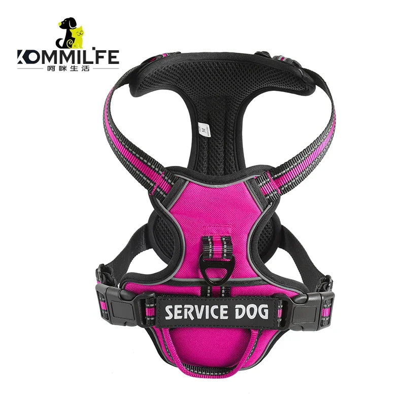 Nylon Dog Harness Vest Reflective