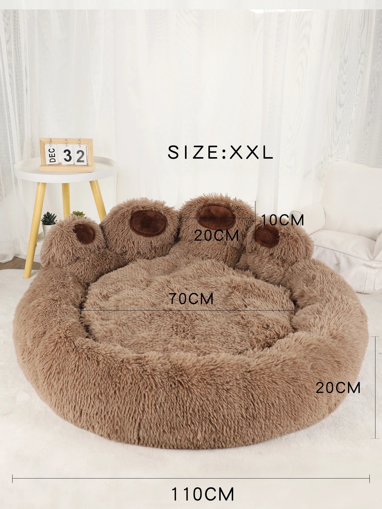 Pawer Fluffy Dog Bed