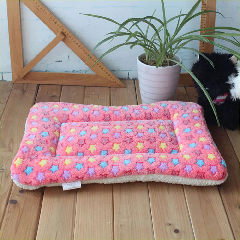 Flannel Pet Mat Dog Bed