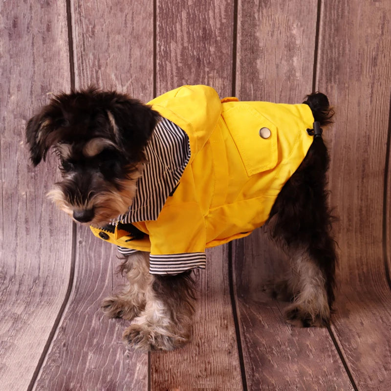 Large Dog Clothes Waterproof Dog Raincoat Pet Windproof Jacket L