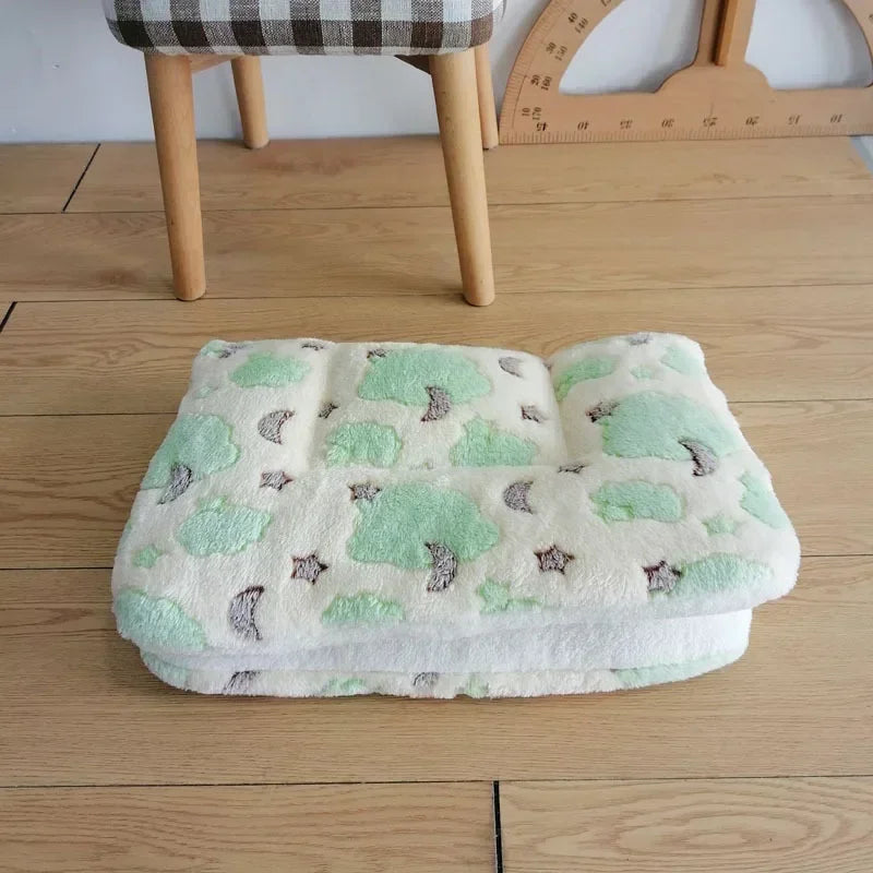 Flannel Pet Mat Dog Bed