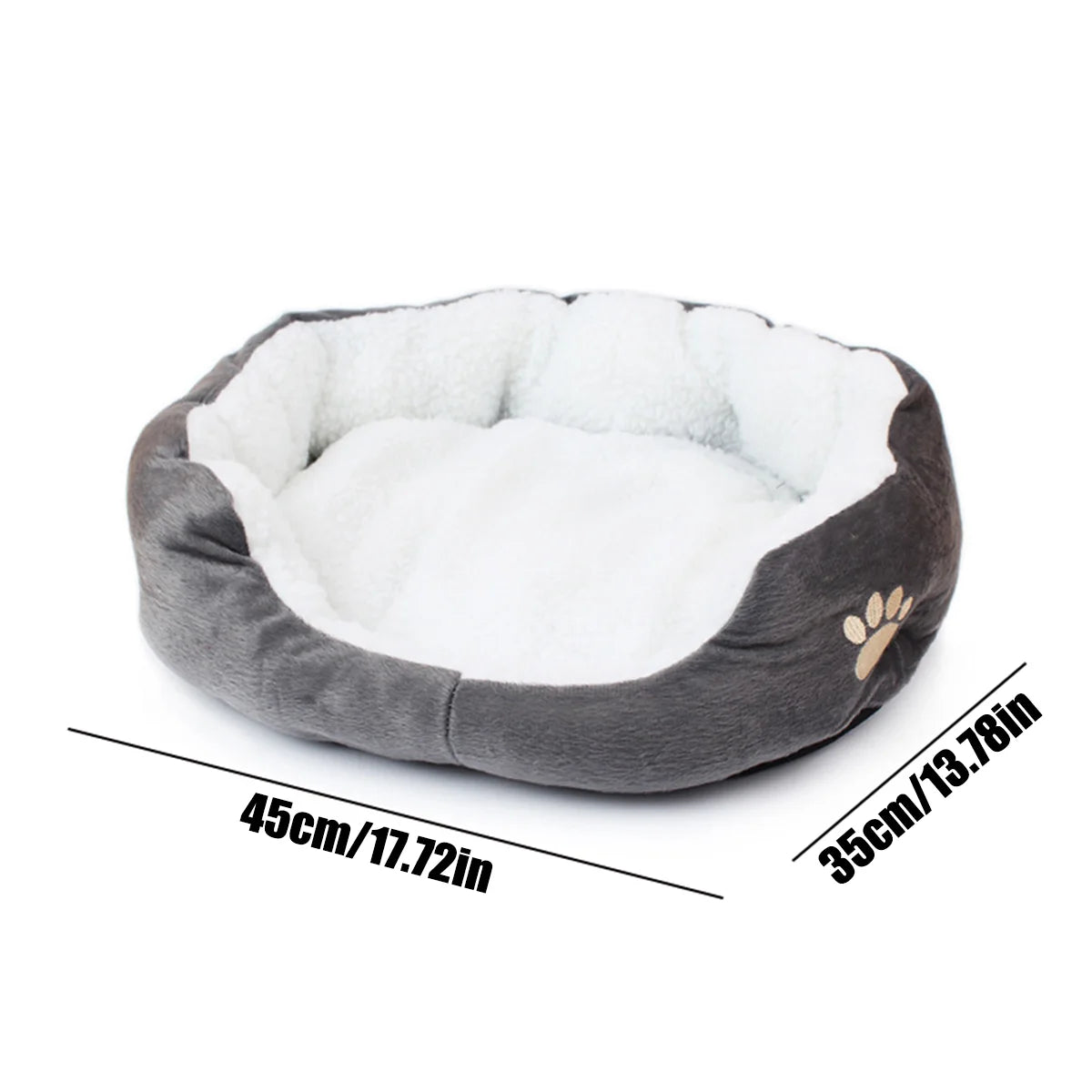 Thickened PP Cotton Dog Cave Bed