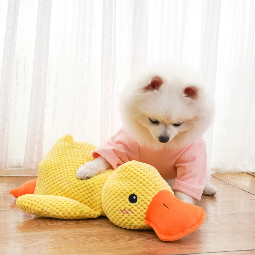 Duck Shape Dog Toy Quacking Pet Toys