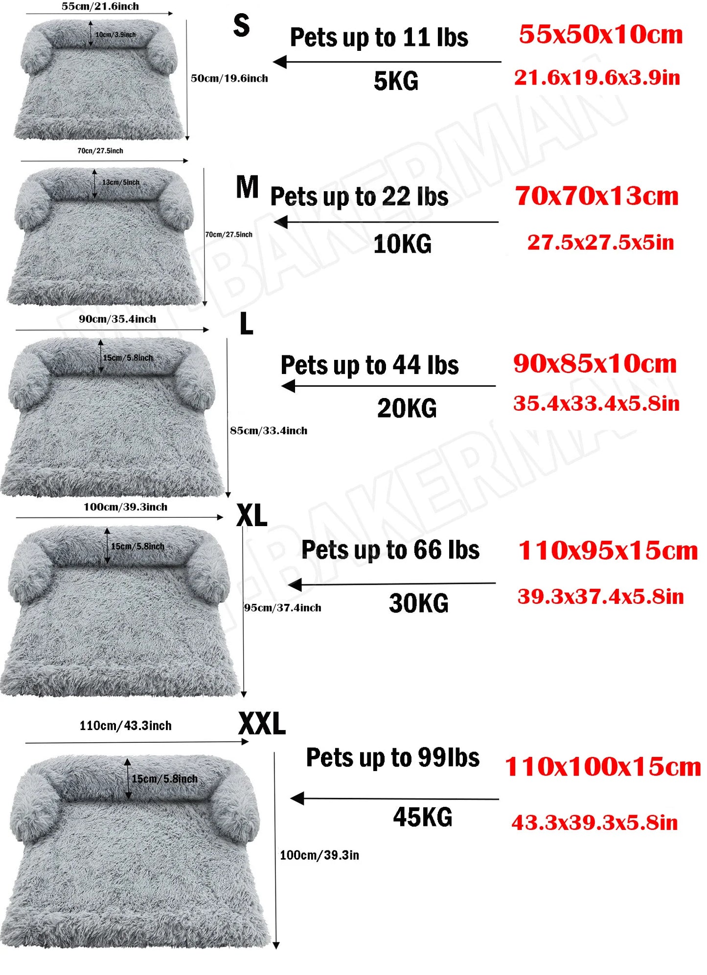 Soft Plush Pet  Sleeping Sofa