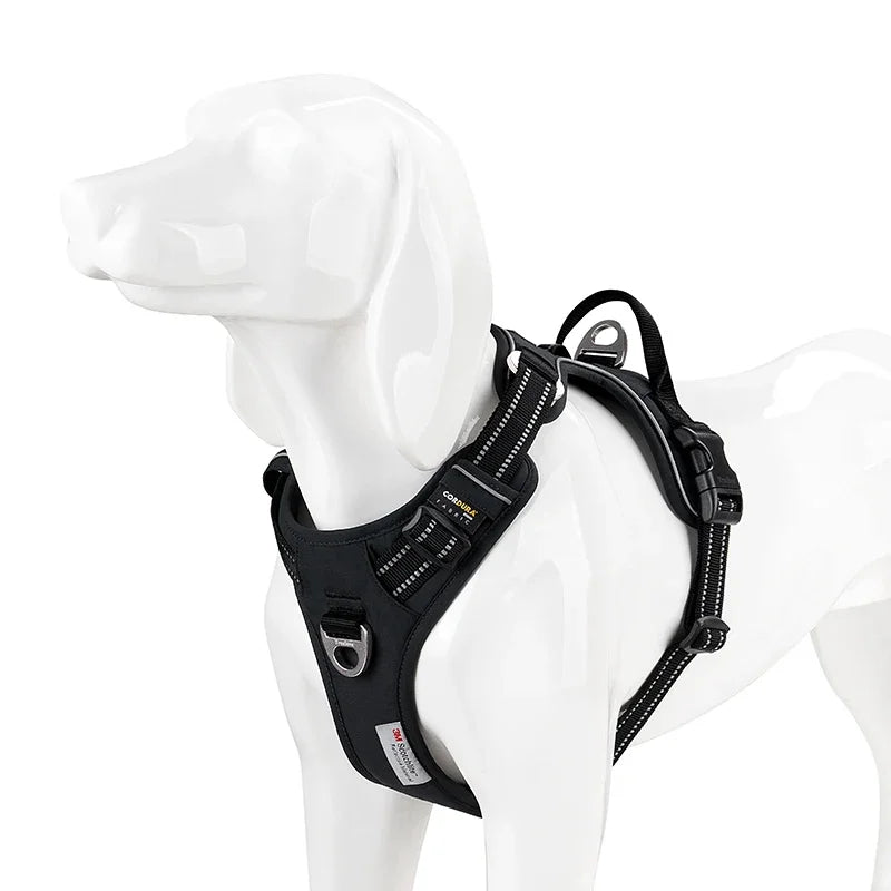 TRUE LOVE Pet Harness No Pull Nylon Reflective Dog Harness