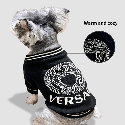 Autumn and winter cross-border tide pet dog clothes versatile sweater n