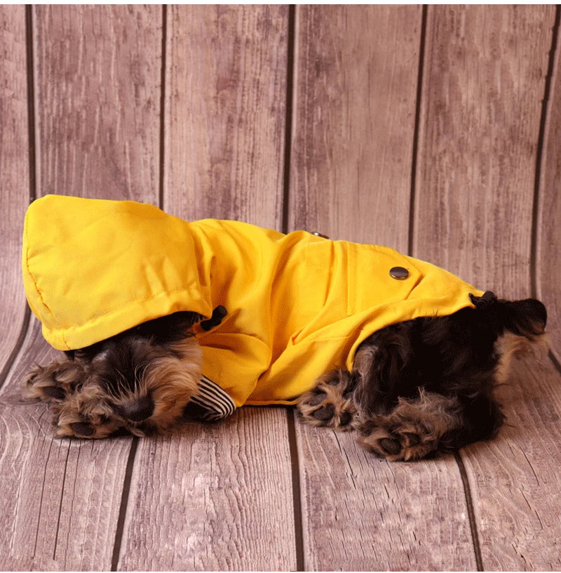 Large Dog Clothes Waterproof Dog Raincoat Pet Windproof Jacket L