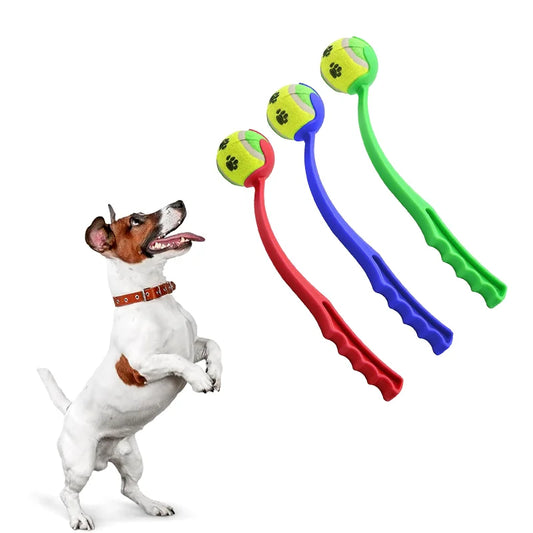 Pet Throwing Stick Dog  Hand Throwing Ball