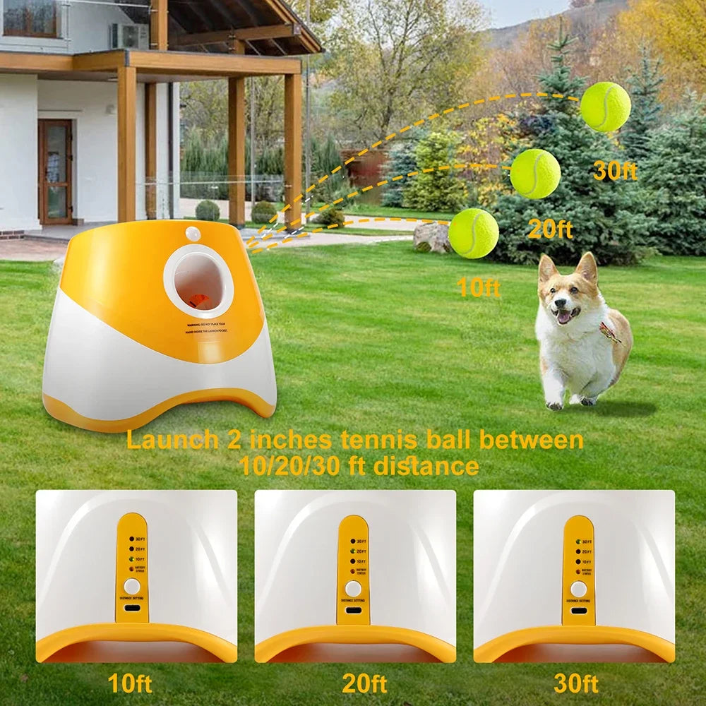 Dog Toys Automatic Ball Launcher Throwing Machine Catapult