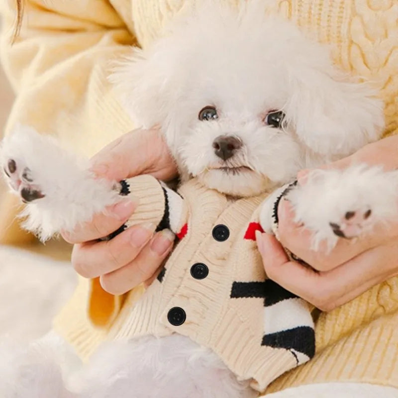 Rich puppy  High Striped Cardigan