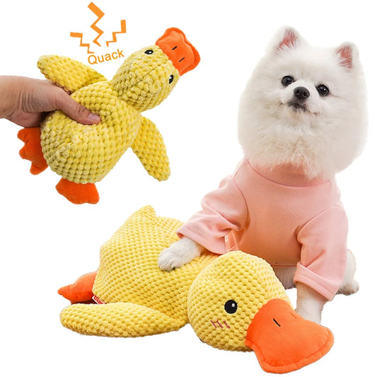 Duck Shape Dog Toy Quacking Pet Toys