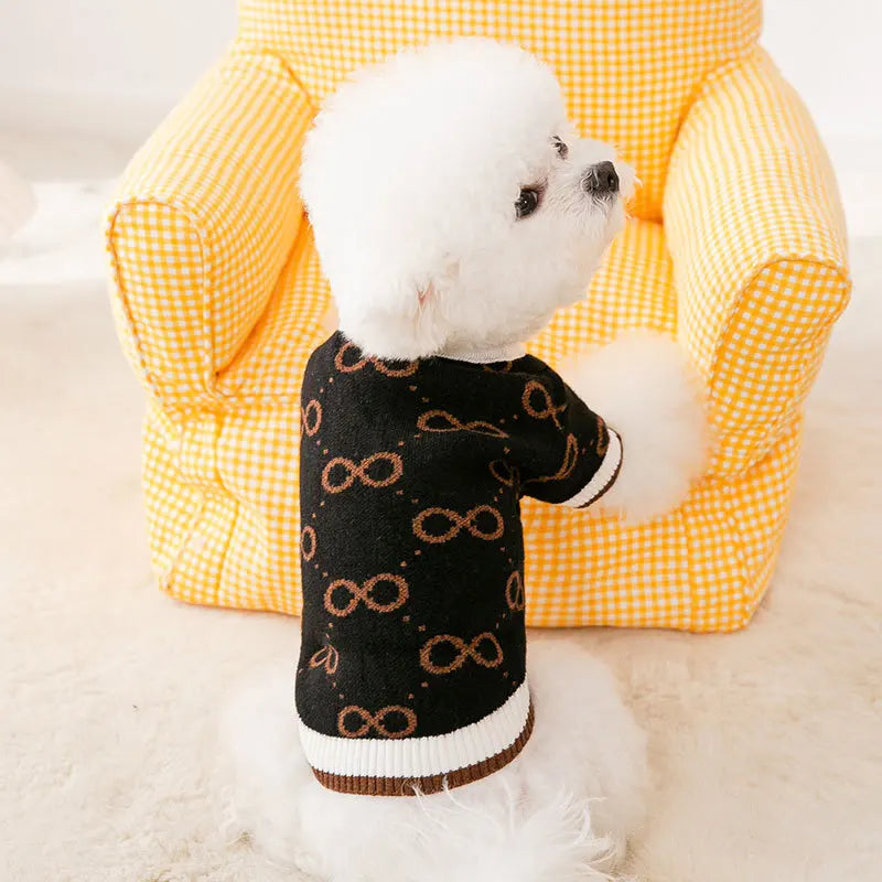 Rich puppy  High Striped Cardigan