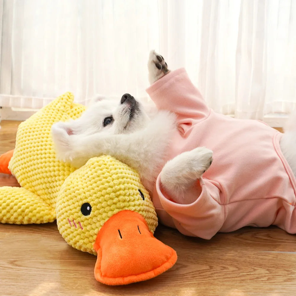 Duck Shape Dog Toy Quacking Pet Toys