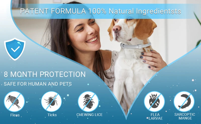 New 38/70CM Pet Anti Flea Ticks Antiparasitic